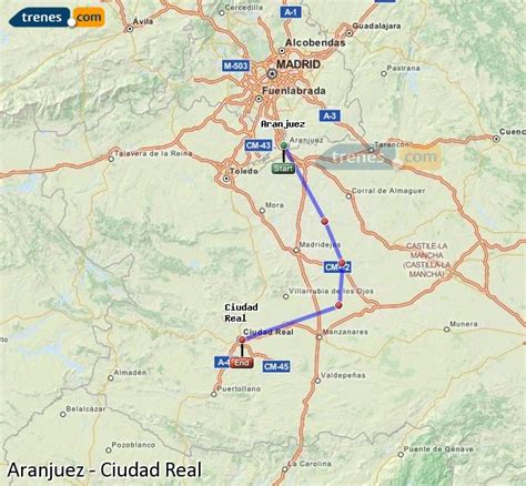 Tren Aranjuez Ciudad Real desde 33,65 € 